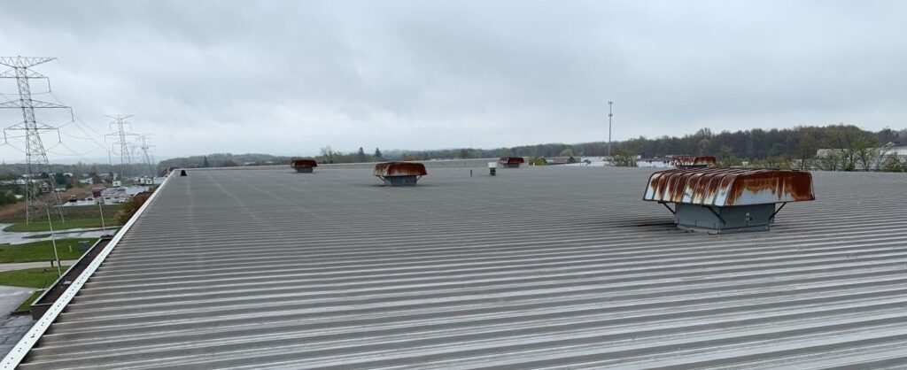 metal commercial roof
