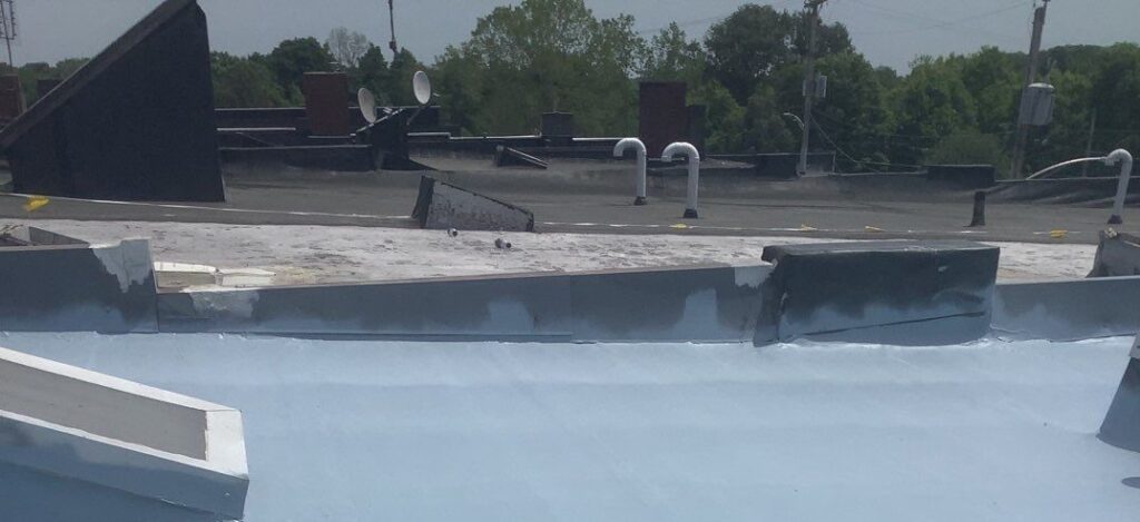 commercial cool roofing on flat roof